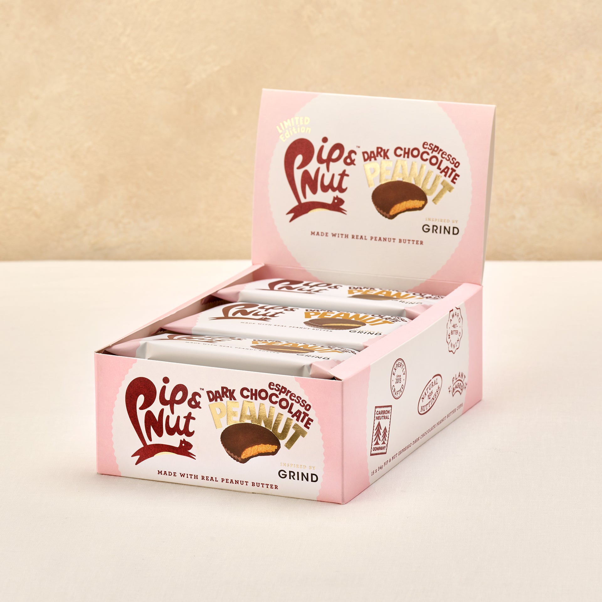 Pip & Nut Dark Chocolate Peanut Butter Cups 34g